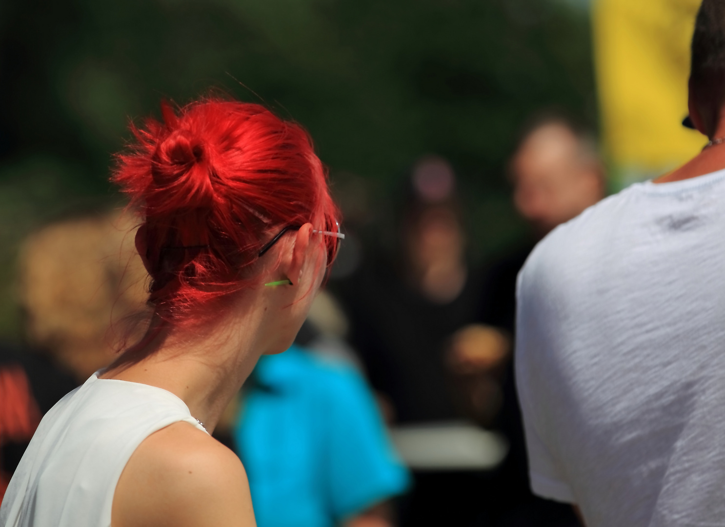 sie hat die Haare schön.......