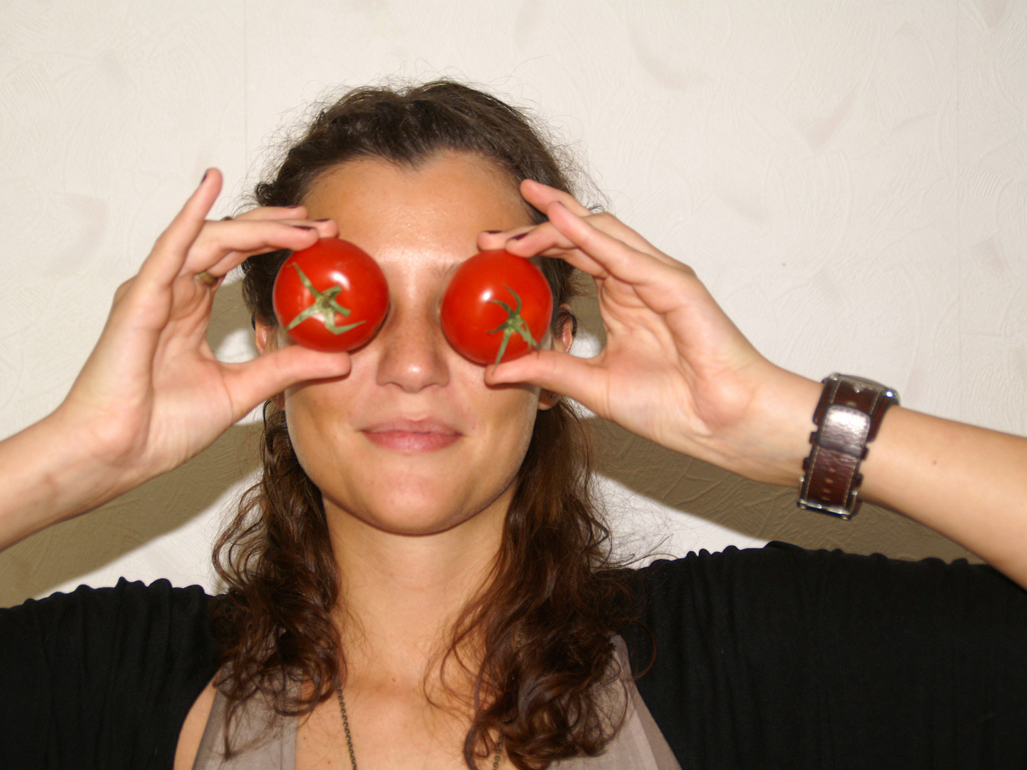 Sie hat "Tomaten auf den Augen"