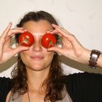 Sie hat "Tomaten auf den Augen"