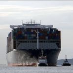 sie ist schon beeindruckend...die "CMA CGM BENJAMIN FRANKLIN"