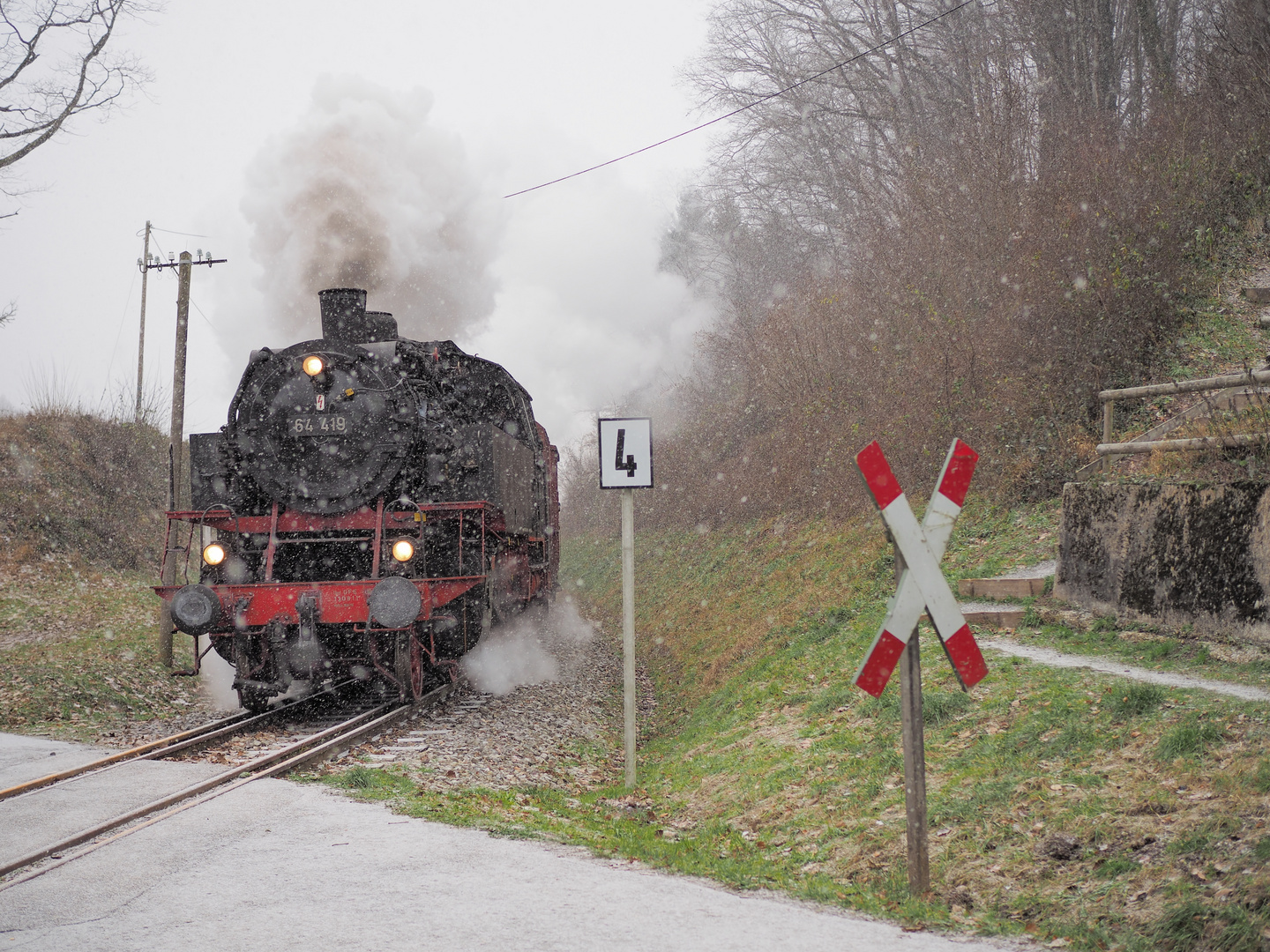 Sie kam etwas später und mit ihr der Schnee...