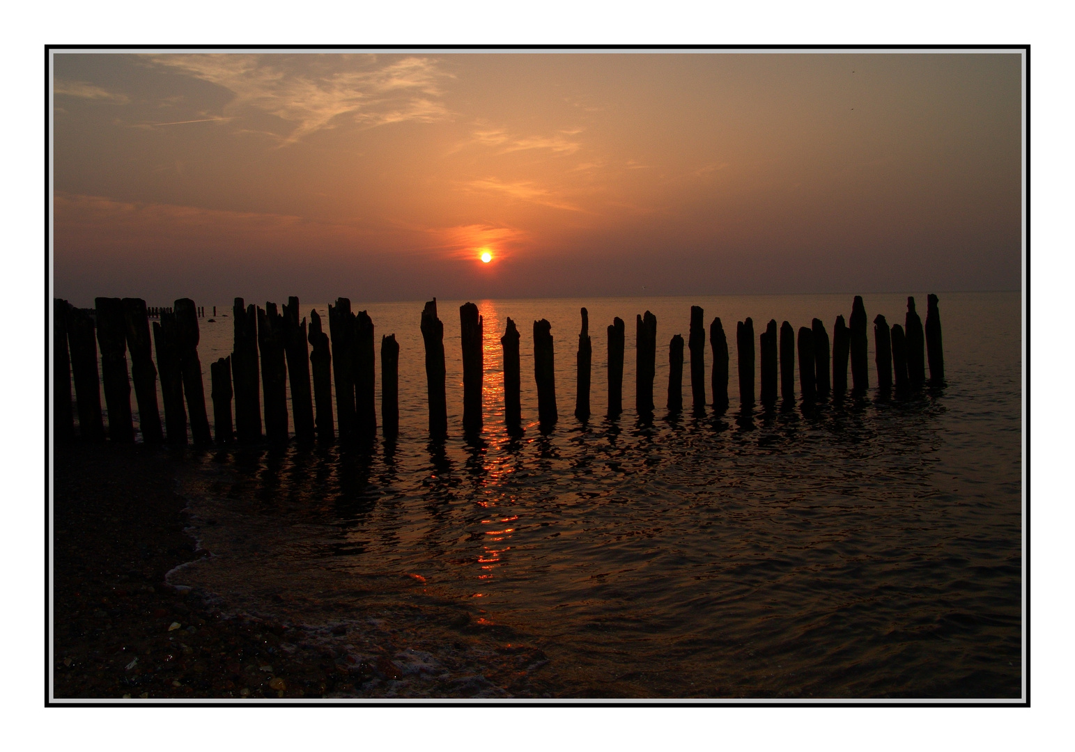 ...sie sind aber auch schön, die "SUNSETS" an der Ostsee