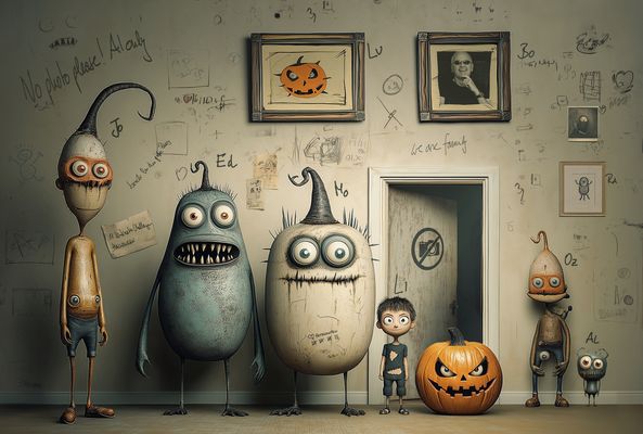 Sie sind bereit für die große Grusel-Party...