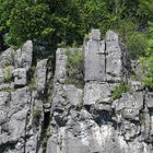 Sieben Jungfrauen, eine Felsformation im Naturschutzgebiet Hönnetal 