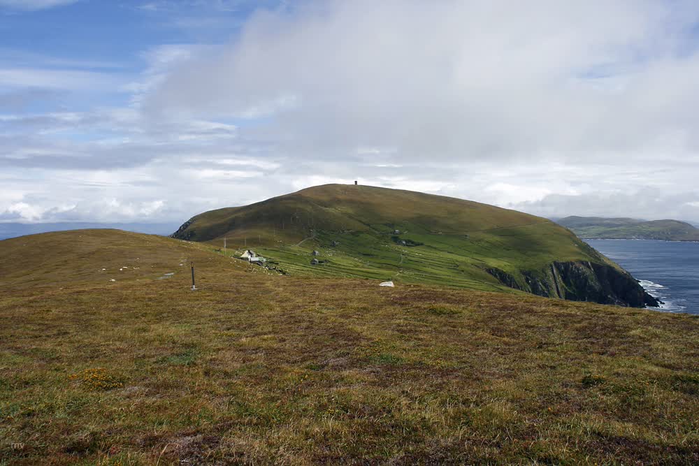 sieben Kilometer hin und sieben zurück