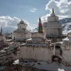 Sieben Tschörten bei Matho, Ladakh/Indien