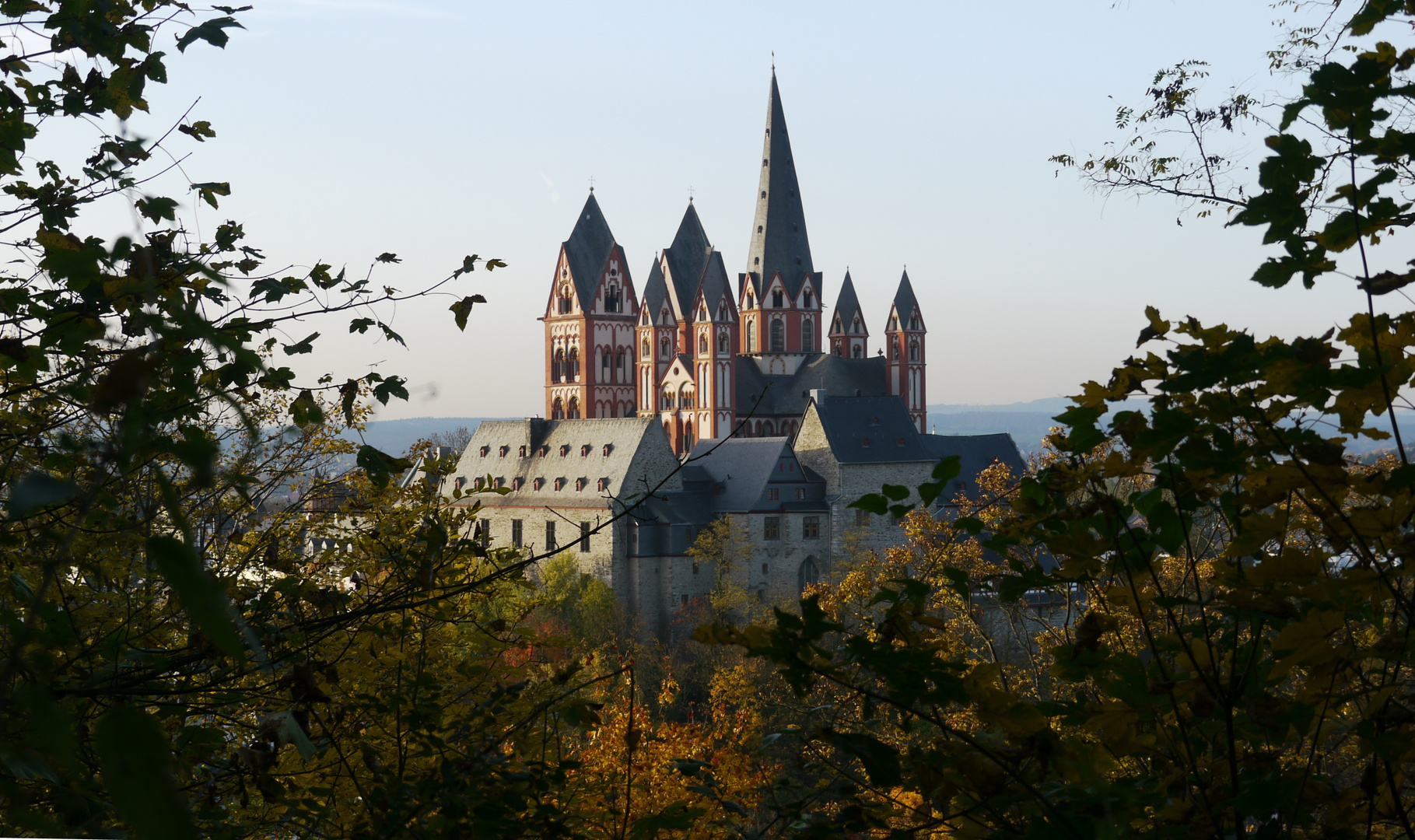 Sieben Tuerme Blick auf den Limburger Dom