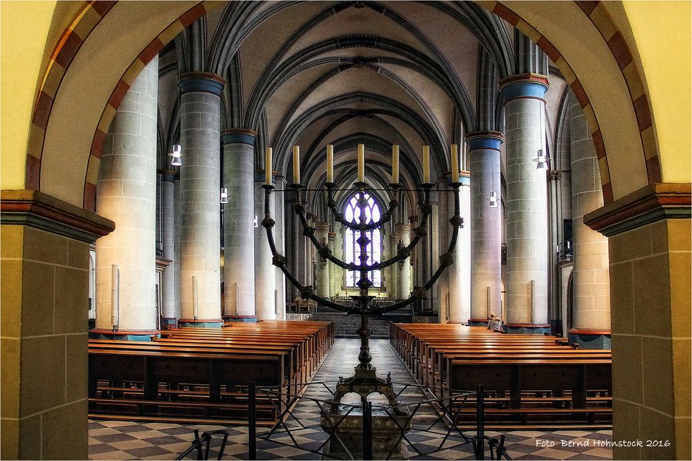 Siebenarmiger Leuchter der Bischofskirche des Bistums Essen