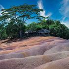 Siebenfarbige Erde in Chamarel  Mauritius