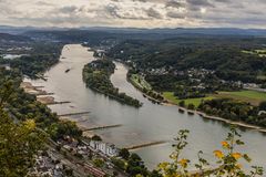 Siebengebirge Aussicht vom Drachenfels