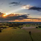 Siebengebirge im Sonnenuntergang