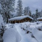 Siebenhütten im Schnee - Kreuth/Obb.