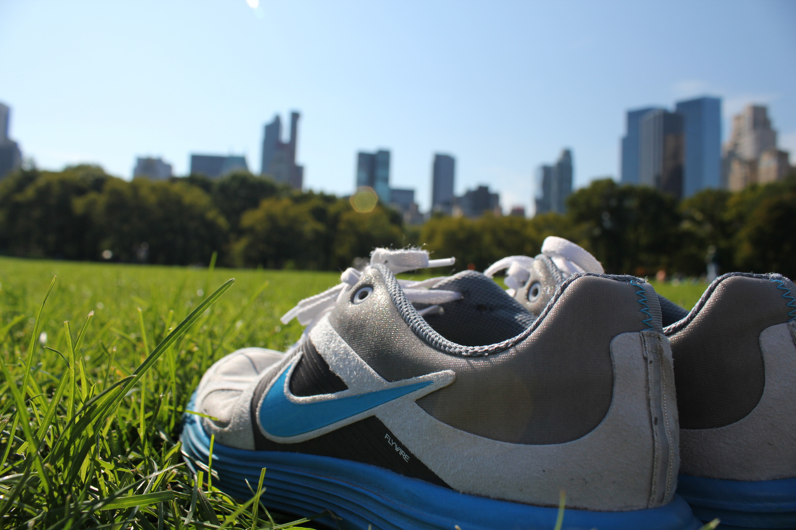 Siebenmeilenstiefel in Central Park