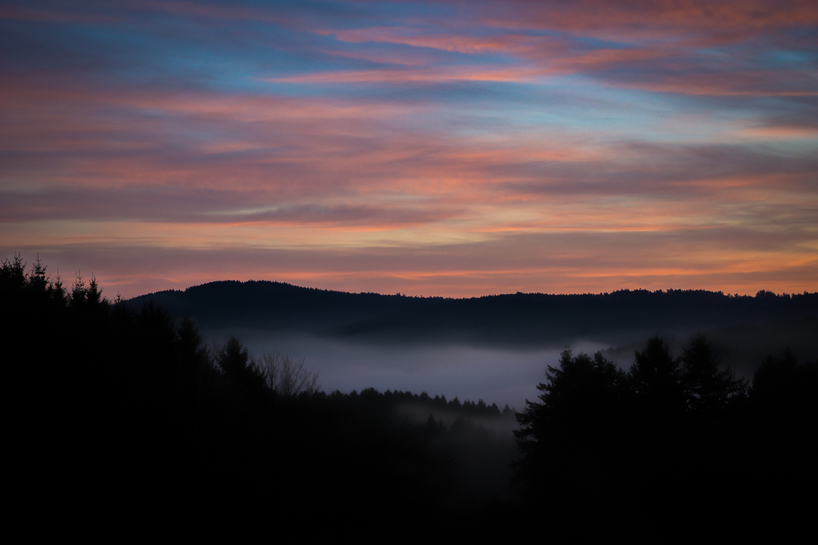 Siedelsbrunn am frühen Morgen