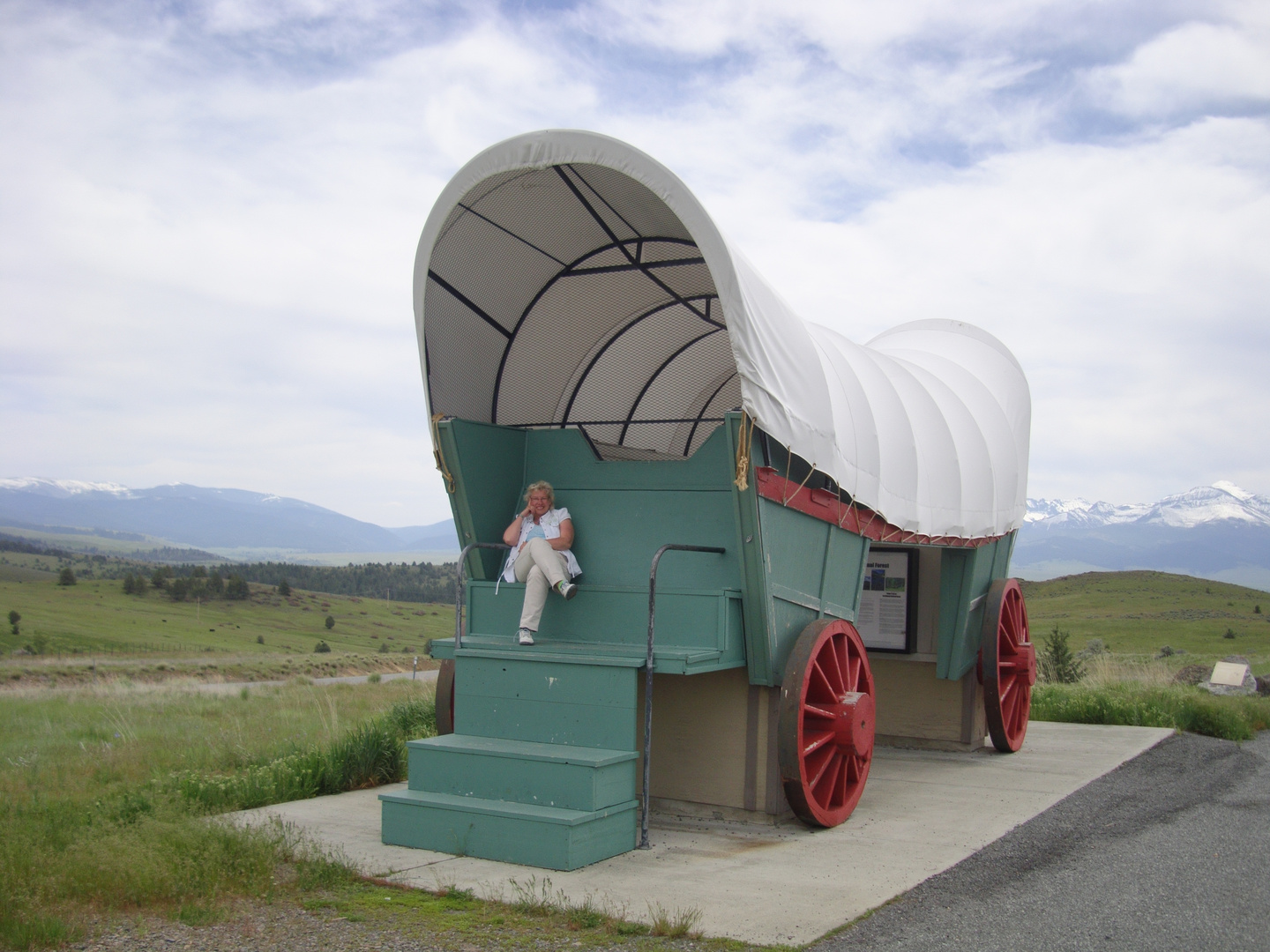 Siedlerwagen in Oregon