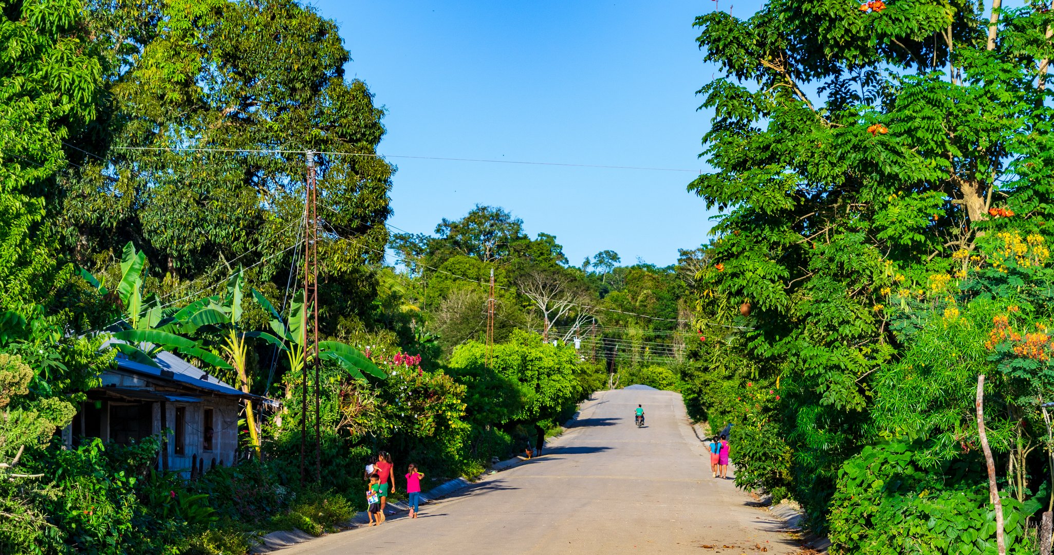 Siedlung im Dschungel von Chiapas - Mexiko