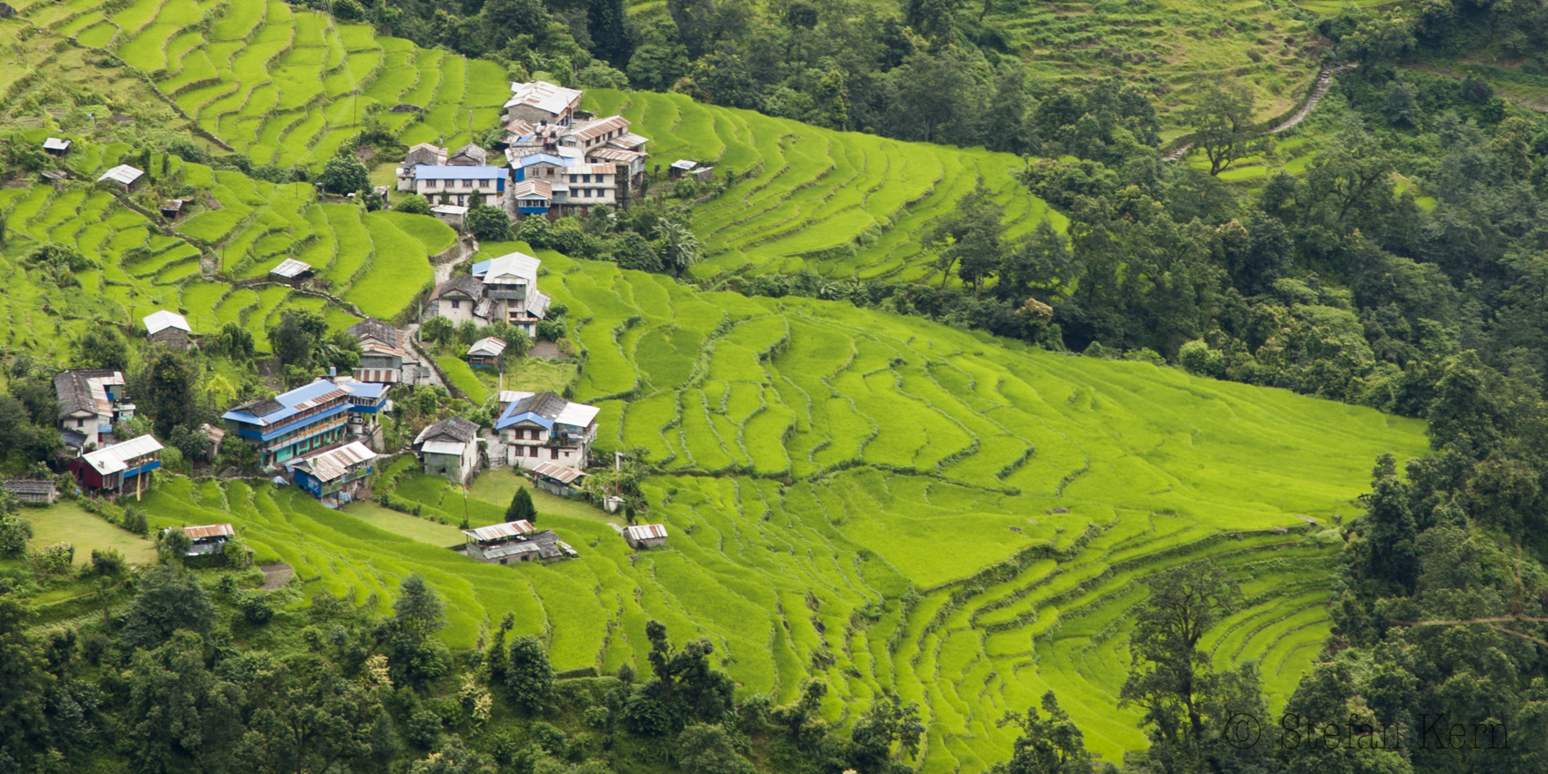 Siedlung im Himalaya