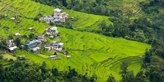 Siedlung im Himalaya