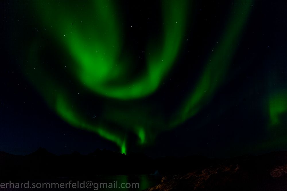 Siedlung Tasiilaq Aurora Borealis