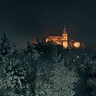 Siegburg - Abtei Michaelsberg im Schnee