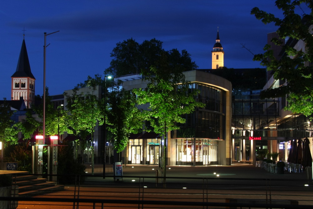 Siegburg in Blau