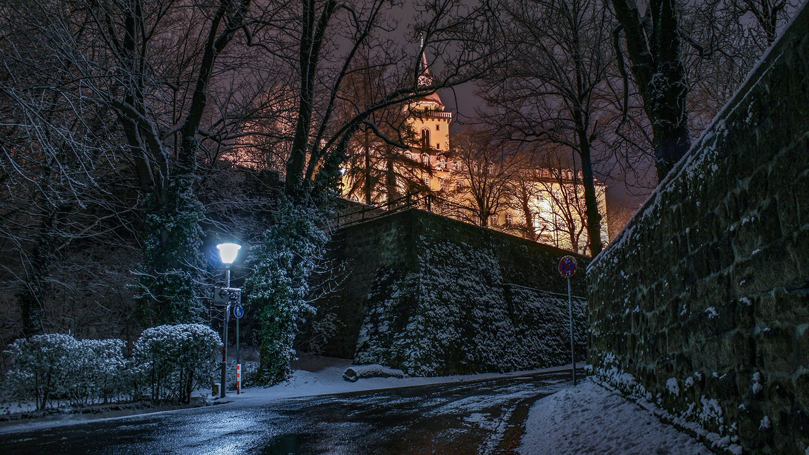 Siegburg - Michaelsberg im Schnee