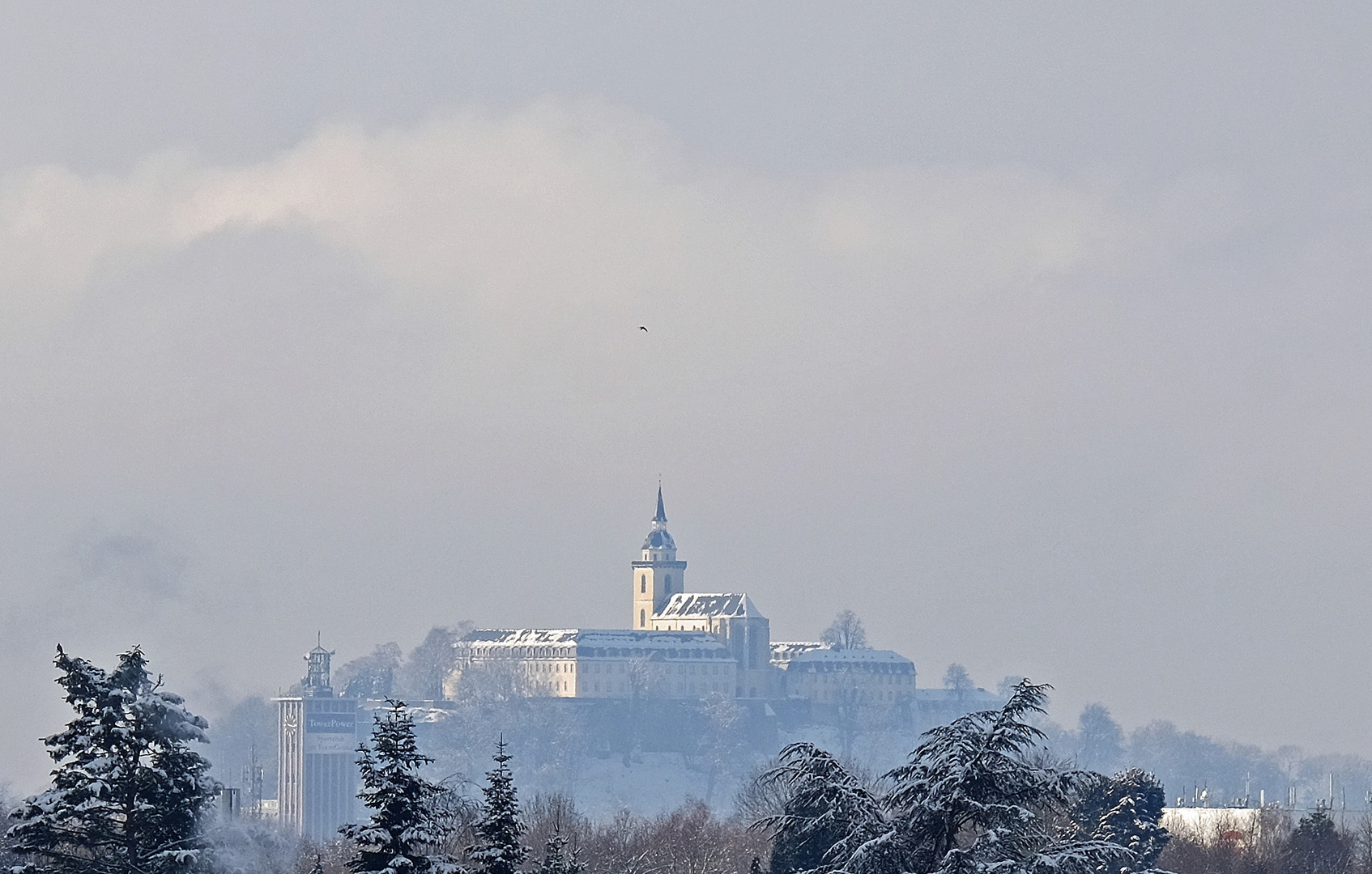 Siegburger Abtei im Winter