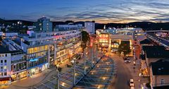 Siegen-City am Abend