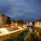 Siegen - Neues Siegufer am Abend