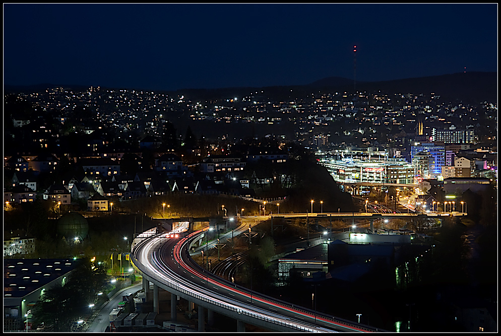 Siegen - Rubens Town in the Nacht