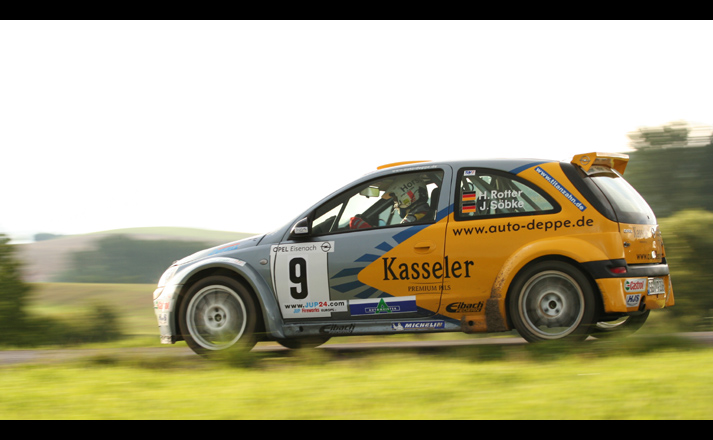 Sieger der Wartburg-Rallye '05 - Horst Rotter, Opel Corsa Super 1600