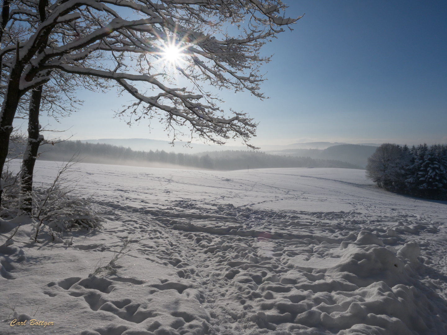 Siegerland bei -12°C