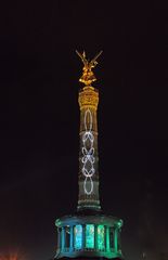 Siegessäule Berlin beim Festival of Lights 2013