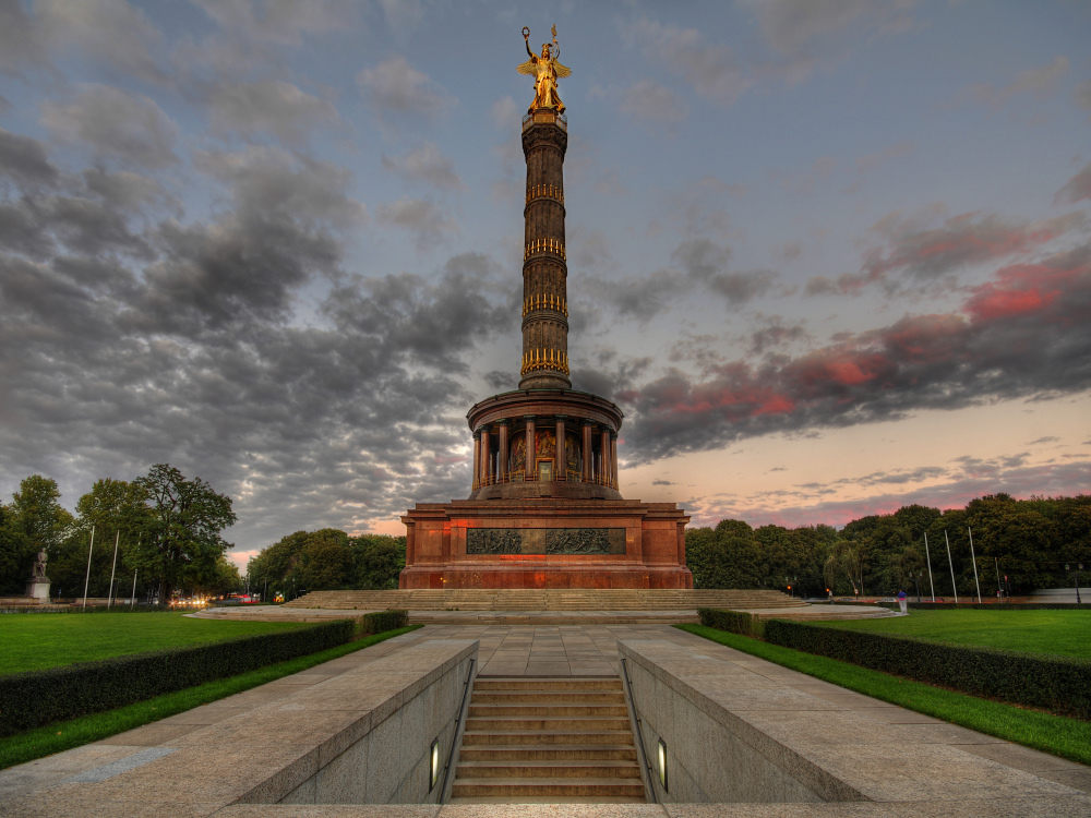 Siegessäule Berlin - Dämmerung