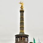 Siegessäule, das Wetter wurde immer schlechter, es g begann zu regnen