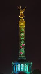 Siegessäule in Berlin beim Festival of Lights 2013