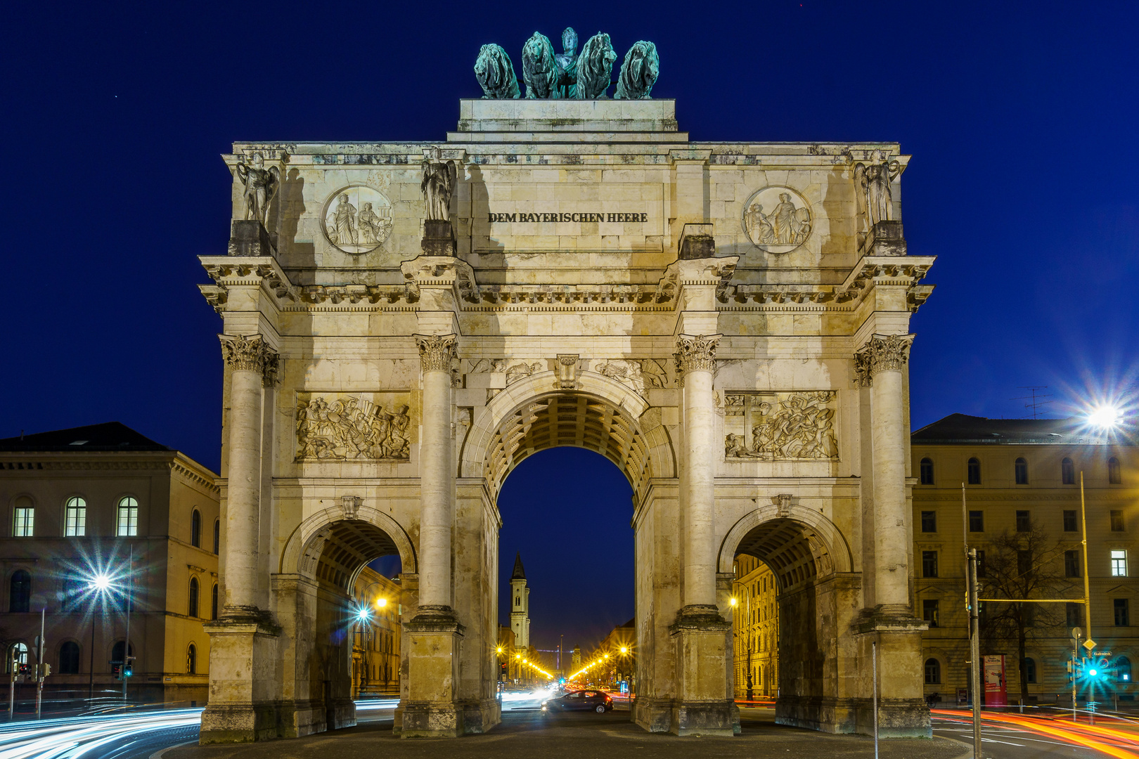 Siegestor Foto & Bild münchen, nacht, nachtaufnahme Bilder auf