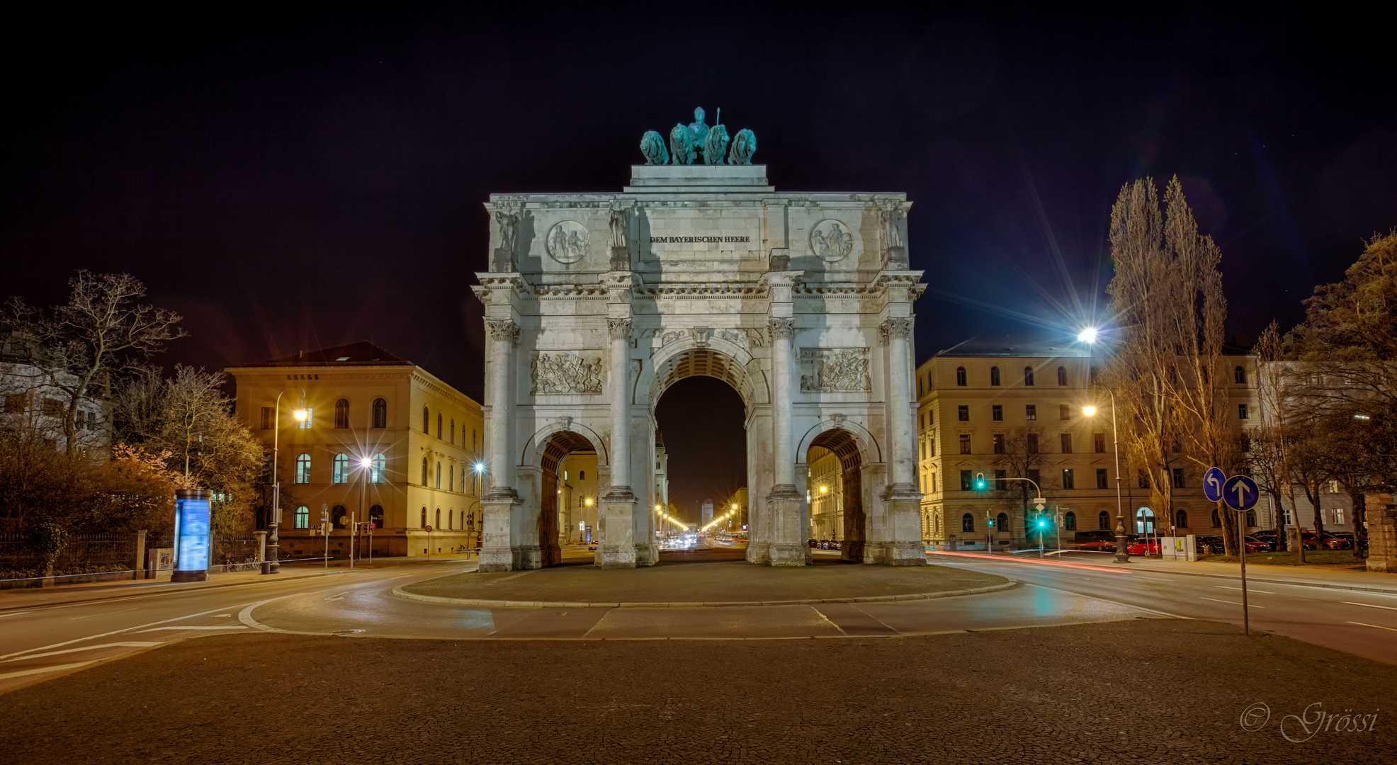 Siegestor München Foto & Bild architektur, architektur bei nacht