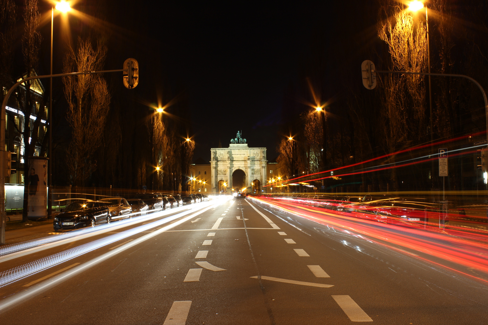 Siegestor und Leopoldstraße