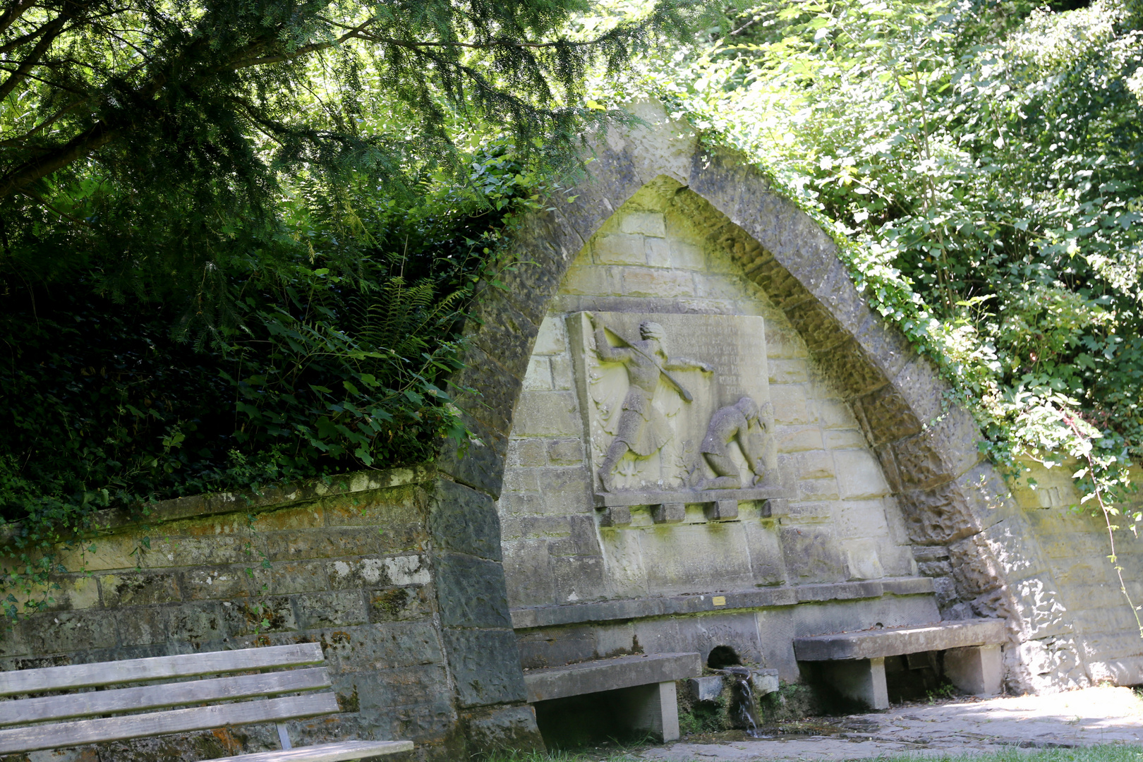 Siegfriedbrunnen in Odenheim