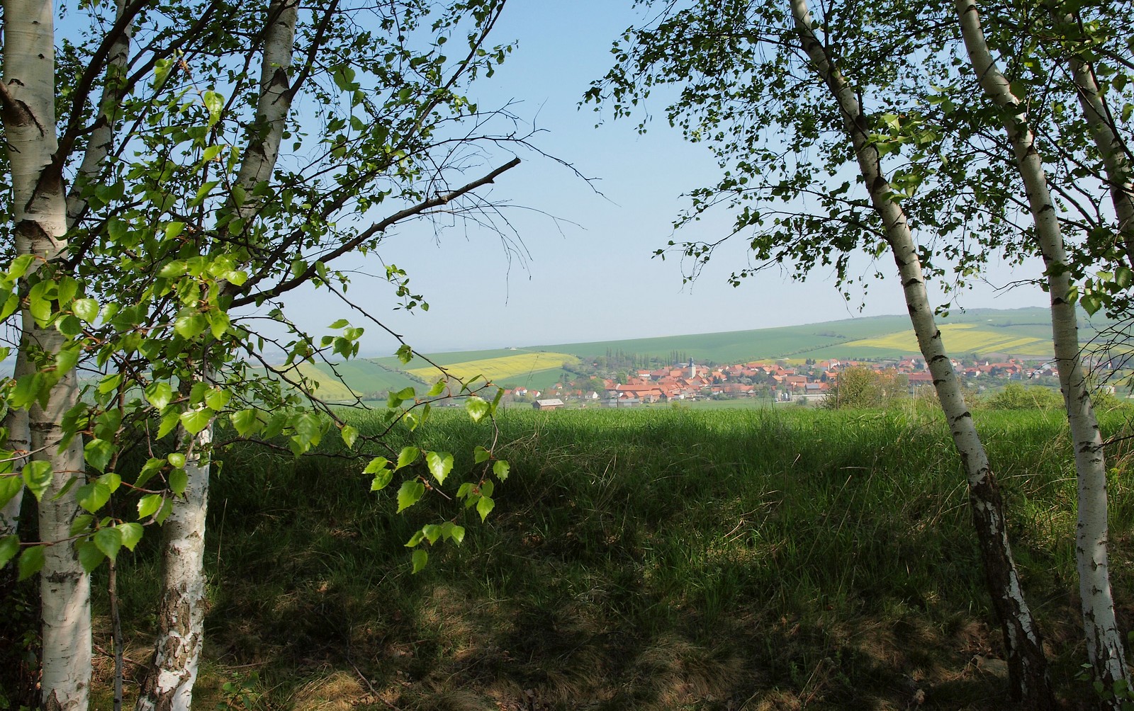 Siehst du das Dorf dahinten?