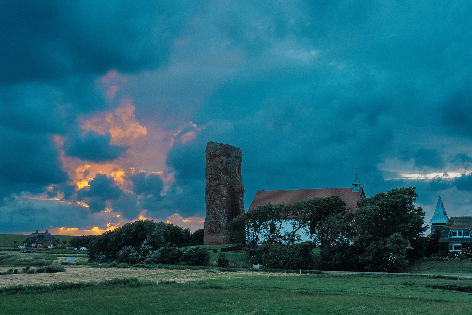 Sieht so ein dramatischer Sonnenuntergang aus?