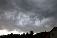 sieht wie Unwetter aus