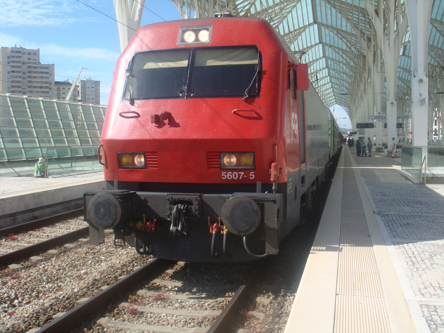 Siemens Lok in Lissabon