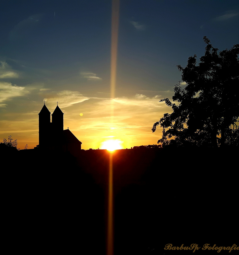 Siemerode im Sonnenuntergang 