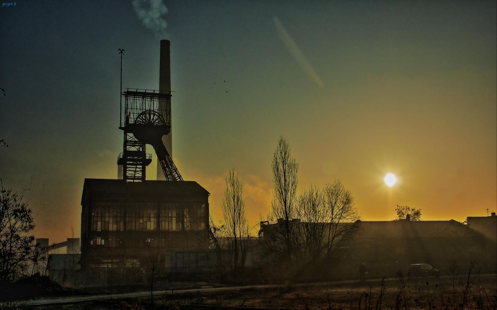 Siemianowice Slaskie (Laurahütte)-Bergwerk ,Geschlossen