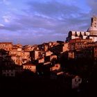 Siena im letzten Glühen der Sonne