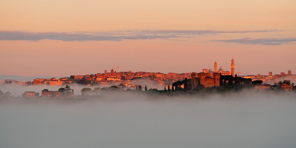 Siena im Morgenlicht