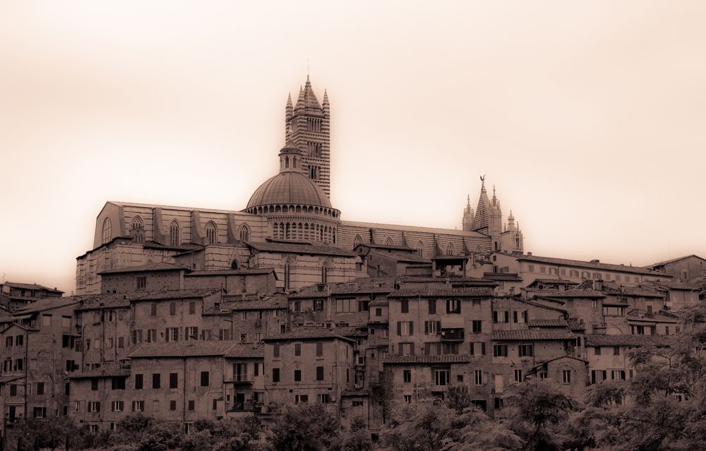 Siena mit seinem (Zuckerbäcker-) Dom