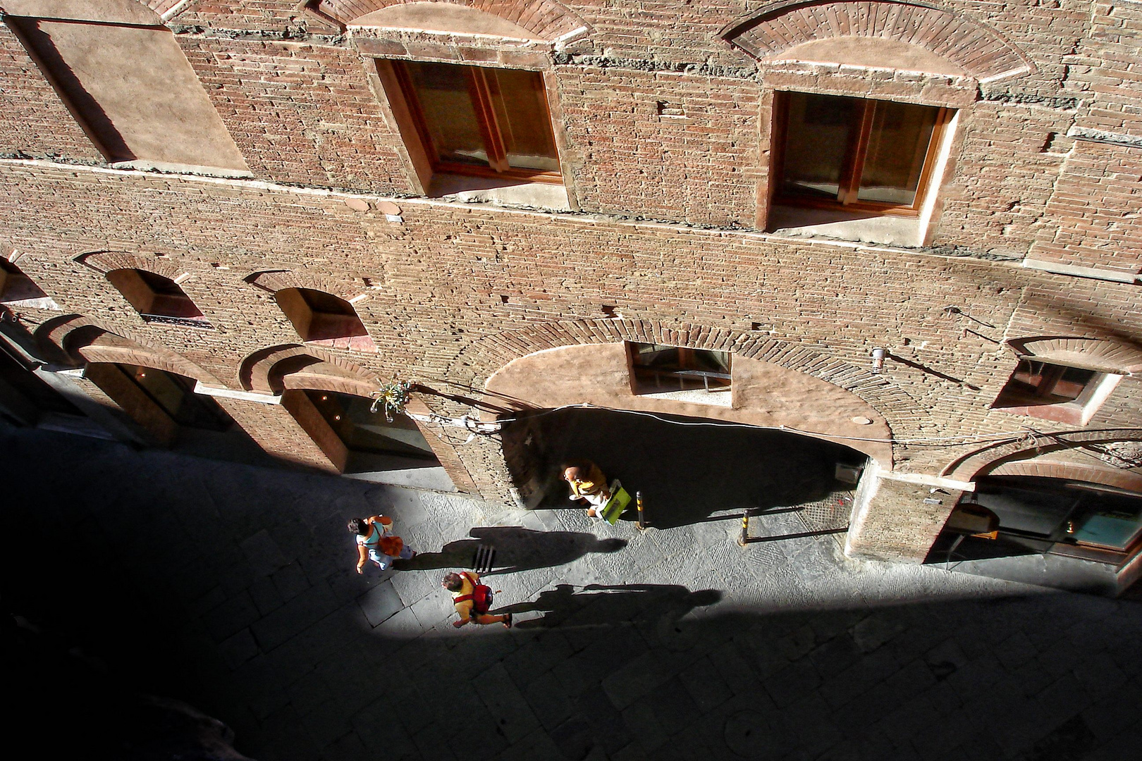 Siena   Morgen im centro storico